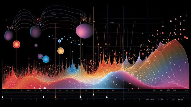 Modelli di interferenza quantistica che modellano i risultati dell'algoritmo quantistico che mostrano risultati probabilistici