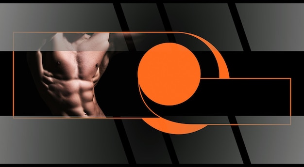 Modelli per il flyer del sito web o la copertina dell'intestazione modello di poster sportivo adatto al design della brochura di fitness