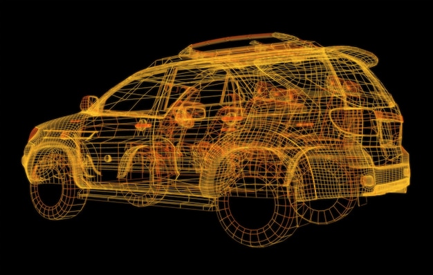 Modellini di automobili 3d