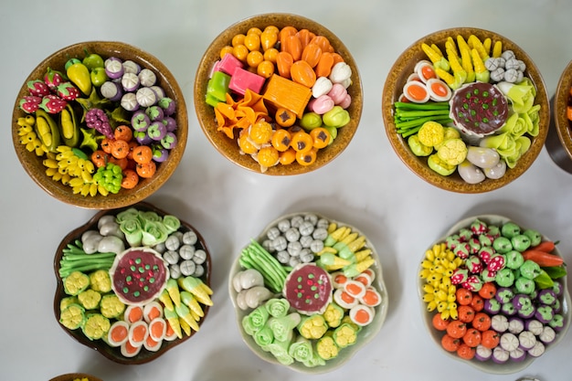 Modello colorato di piccola frutta tailandese