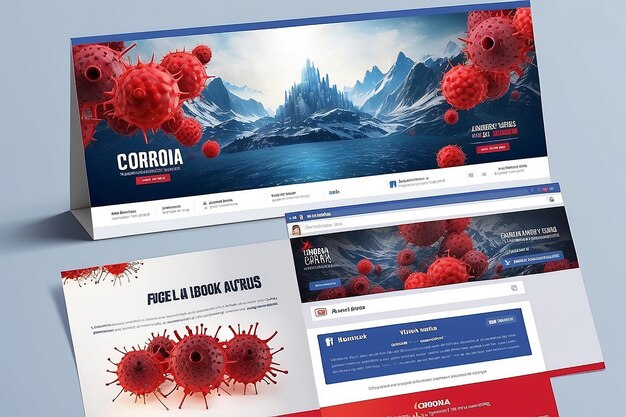 Modello copertina Facebook Corona VirusModello copertina Facebook Corona VirusModello copertina Facebook Corona Virus