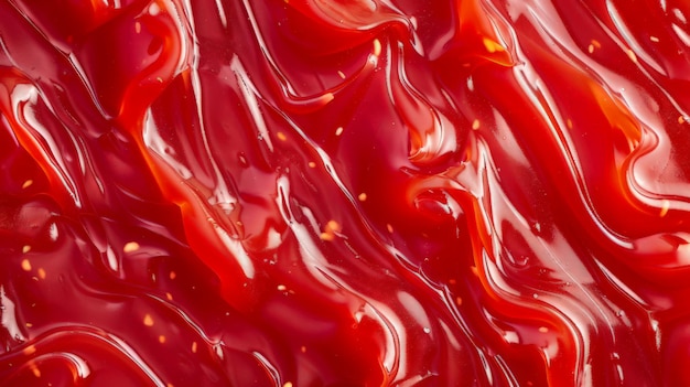 Modello d'onda di ketchup sparato sull'intero schermo