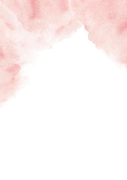 Modello dell'acquerello schizzi di acquerello rosa disegnato a mano su uno sfondo bianco perfetto per salvare il