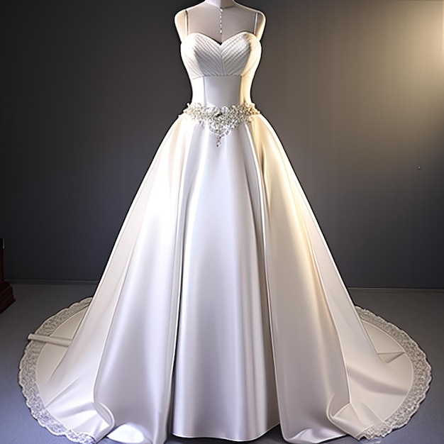 modello di abito da sposa di lusso