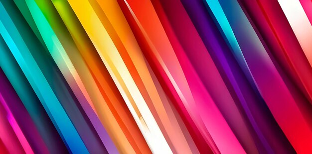 Modello di banner colorato