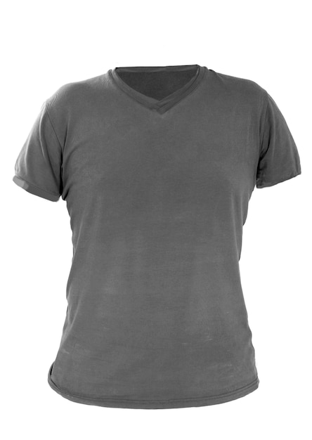 Modello di camicia maschile, grigio, design frontale