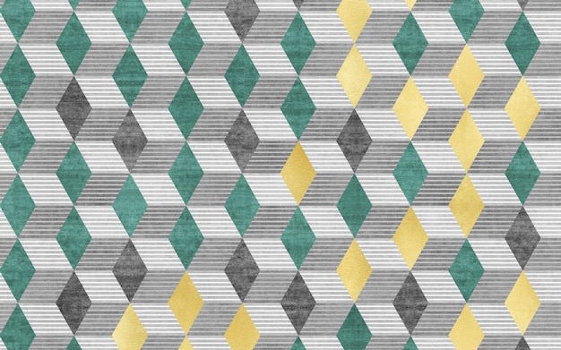 Modello di combinazione geometrica in stile moderno e semplice