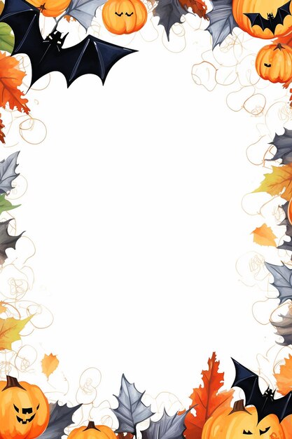 modello di cornice per Halloween