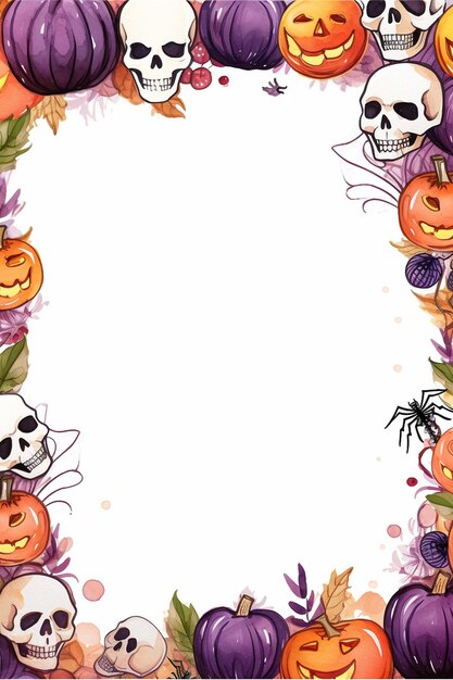 modello di cornice per Halloween