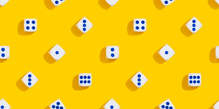 Modello di dadi Giocare a cubi per il gioco d'azzardo