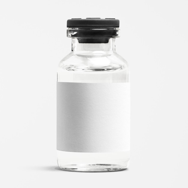 Modello di etichetta per flaconcino Png bottiglia di vetro per farmaci