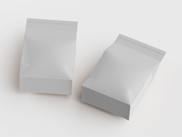 Modello di imballaggio alimentare grigio chiaro
