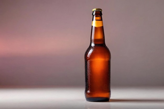 Modello di imballaggio del prodotto foto di bottiglia di birra servizio fotografico pubblicitario di studio