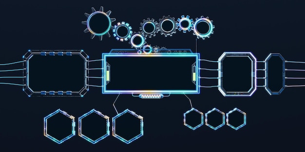 Modello di interfaccia utente tecnica per Smart Business