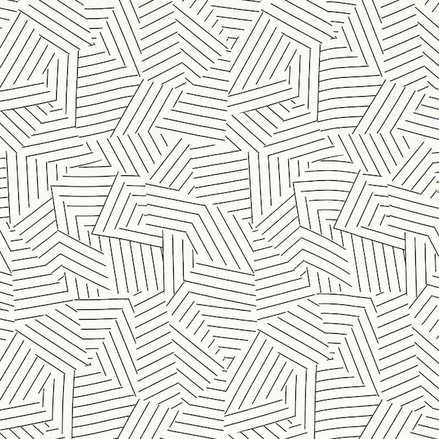Modello di linea geometrica astratta