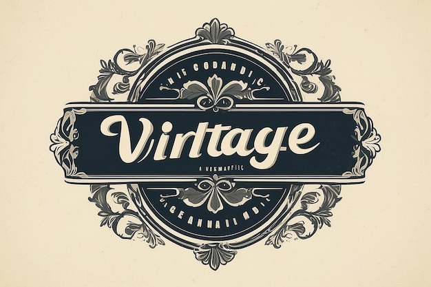 Modello di logo vintage