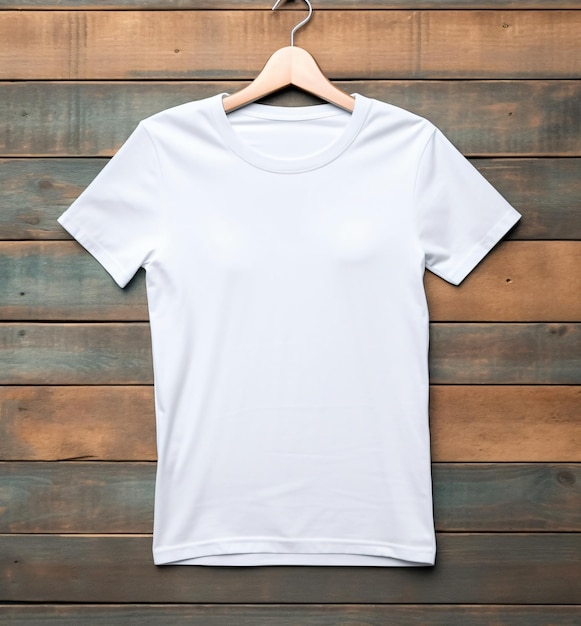 Modello di maglietta bianca bianca da uomo per il tuo mockup di design per la stampa isolata