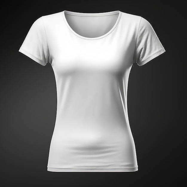 Modello di maglietta bianca per donne