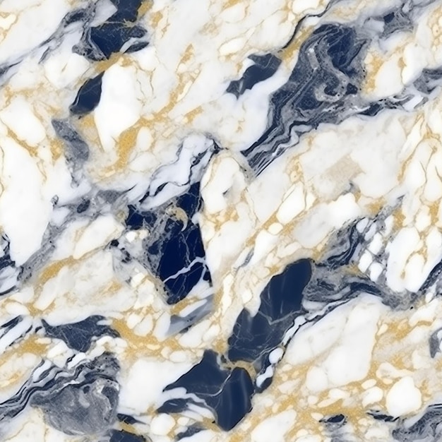 modello di marmo con uno sfondo blu e bianco generativo ai