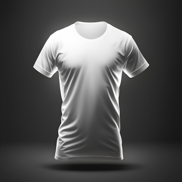 Modello di mockup della maglietta per il branding e il design dell'illustrazione 3d