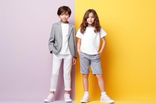 Modello di moda per bambini