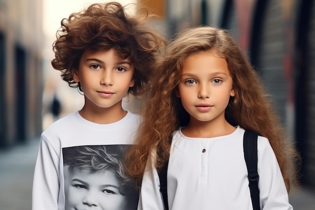 Modello di moda per bambini