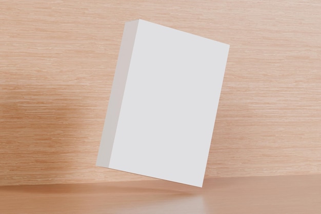 Modello di modellazione di scatola immagine grezza bianca 3D