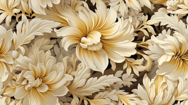 Modello di ornamento floreale per sfondi e texture eleganti