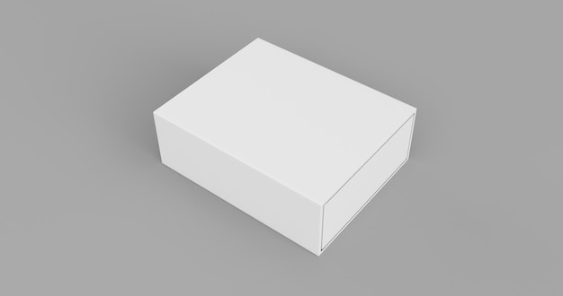 Modello di pacchetto 3D rendering psd