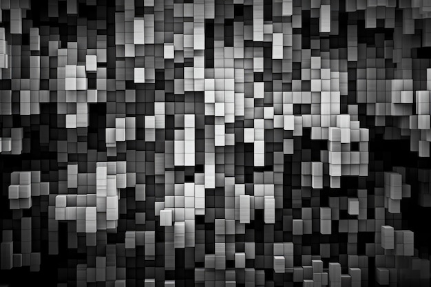 modello di pixel a gradiente bianco e nero