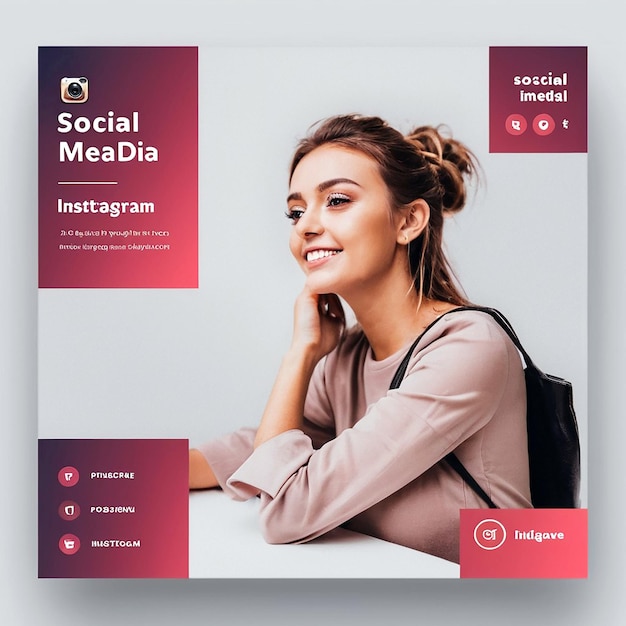 Modello di post Instagram per i social media