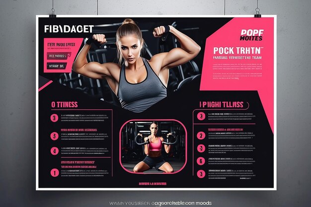 Modello di poster di fitness