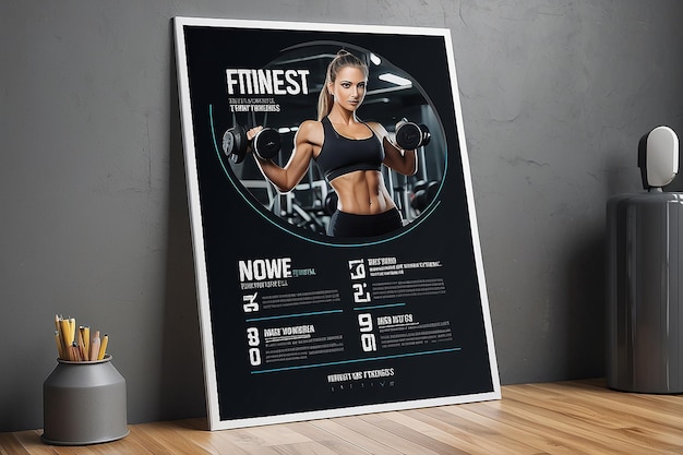 Modello di poster di fitness