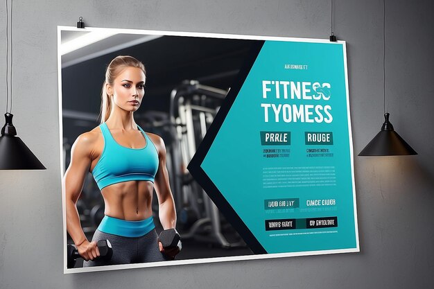 Modello di poster di fitness