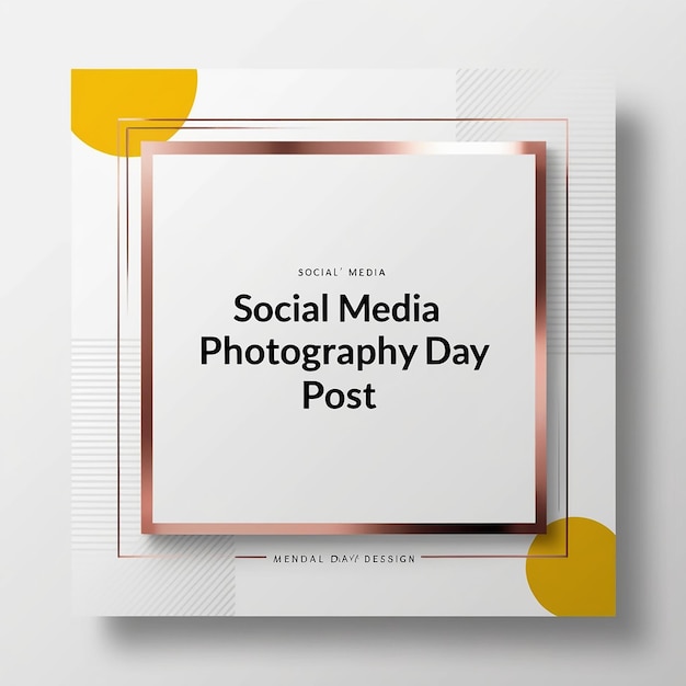 Modello di poster verticale piatto per la celebrazione della Giornata mondiale della fotografia