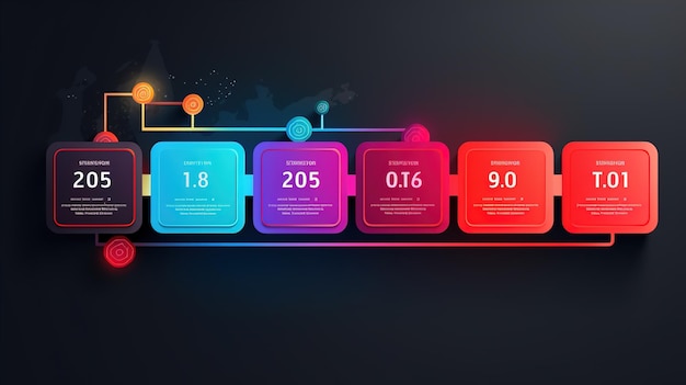 Modello di progettazione di etichette infografiche vettoriali con icone e 4 opzioni o passaggi Può essere utilizzato per presentazioni di diagrammi di processo, layout di workflow, diagramma di flusso di banner, infografo