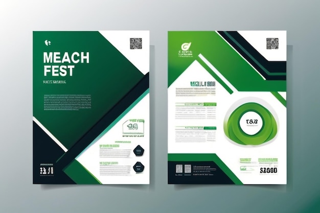 Modello di progettazione vettoriale per brochure AnnualReport Magazine Poster Presentazione aziendale