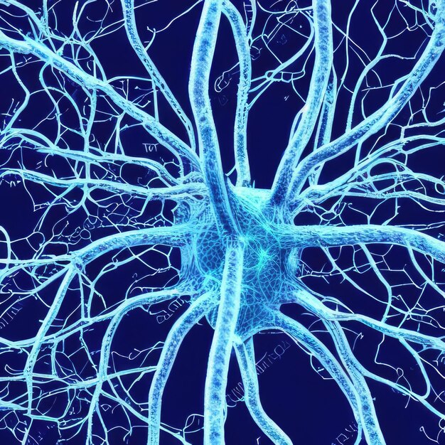 Modello di rete cellulare neuronale AI generativa