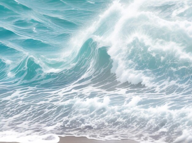 Modello di ripetizione dell'onda del mare senza soluzione di continuità astratta delle maree eterne