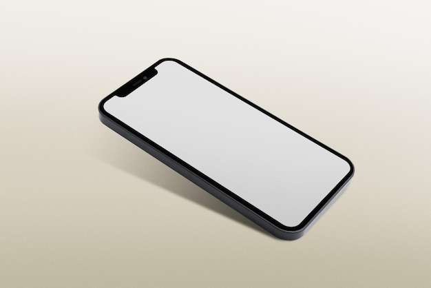 Modello di schermo di smartphone png dispositivo digitale trasparente