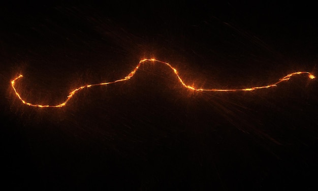 Modello di sfondo sfocato con linee effetto fuoco