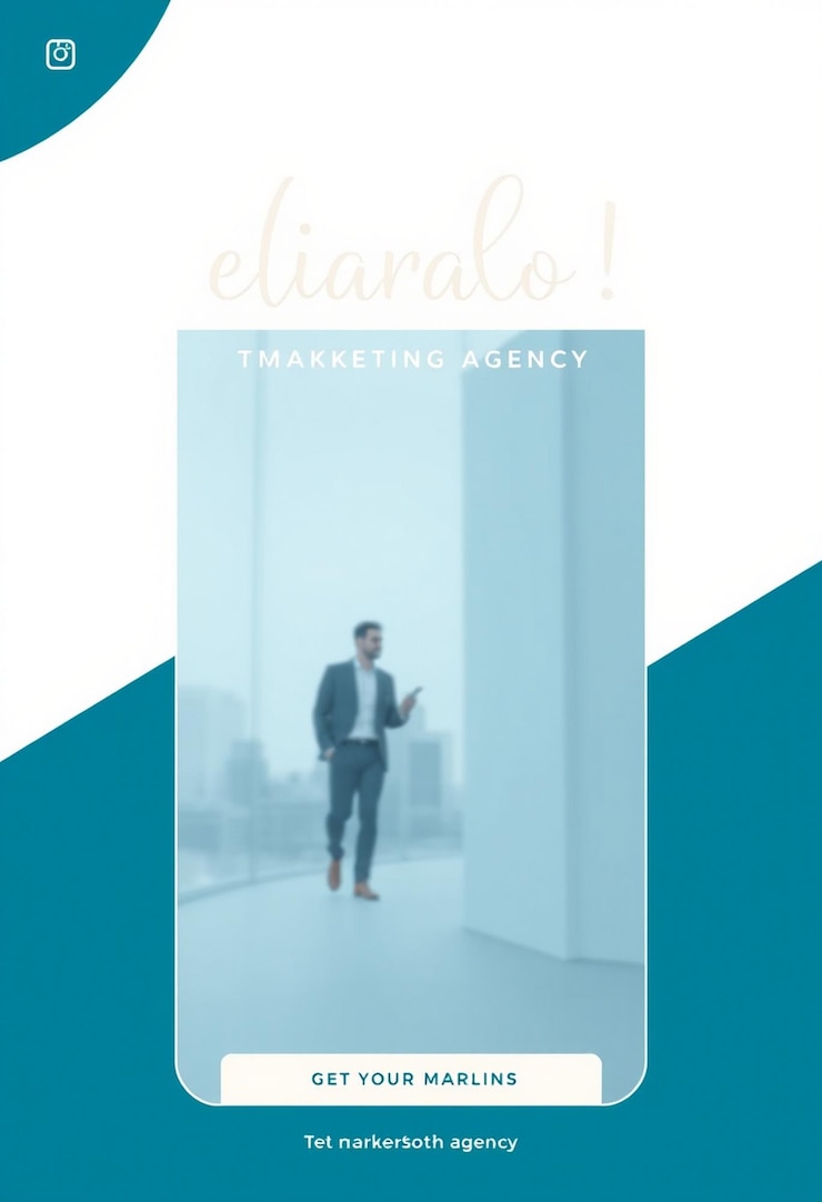 Foto modello di storia di agenzia di marketing digitale e aziendale facebook e instagram