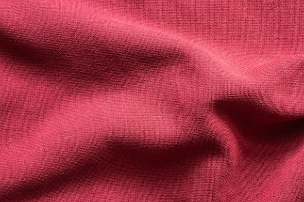 Modello di struttura del tessuto di abbigliamento rosso