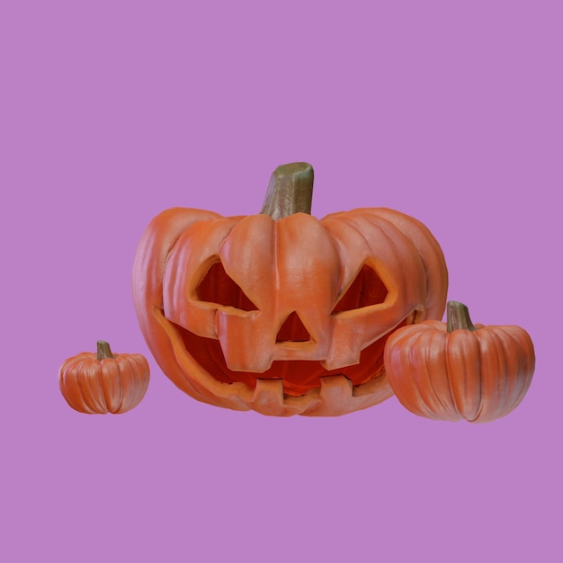 modello di zucca 3D