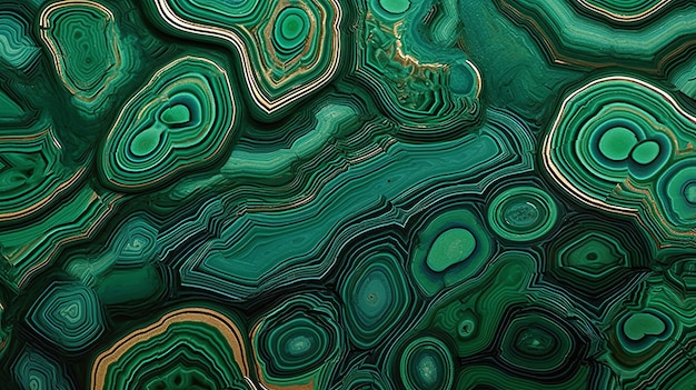 Modello esotico di pietra di malachite