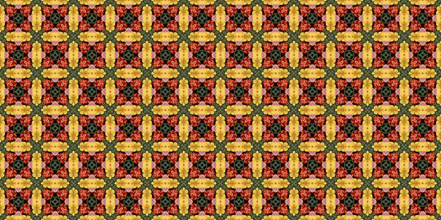 Modello etnico astratto kaleidoscopio tessuto design consistenza o sfondo