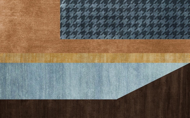 Modello geometrico astratto di arte della composizione del blocco di colore, fondo moderno del tappeto.