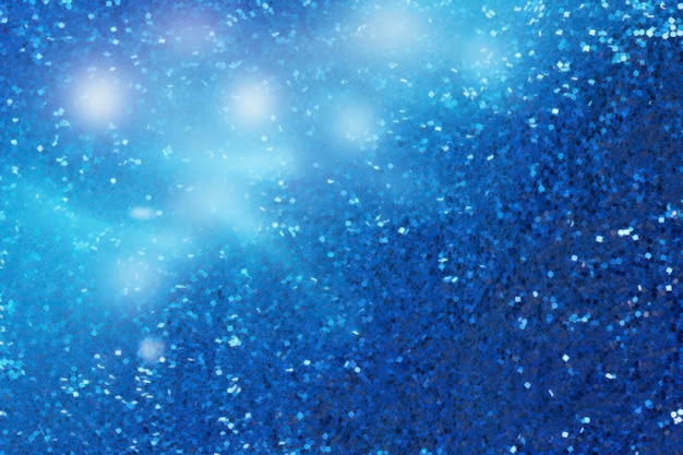 Modello Glitter olografico blu per carta digitale
