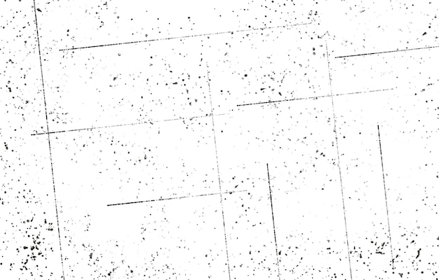 Modello in bianco e nero di lerciume Trama astratta di particelle monocromatiche Sfondo di crepe di graffi