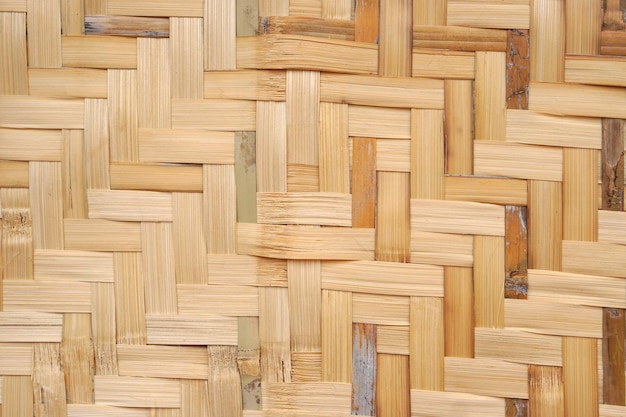 Modello intrecciato di bambù giallomodello intrecciato di bambù